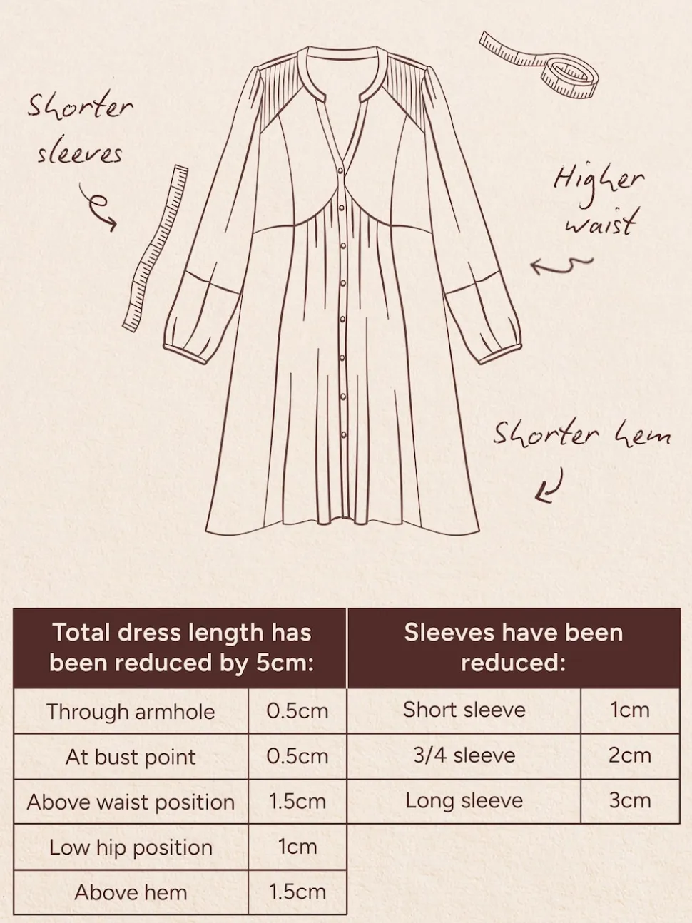 FatFace Brown Ditsy Petite Noa 2in1 Midi Dress