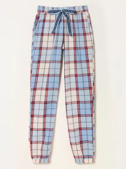 FatFace Cora Blue Check Pyjama Bottom