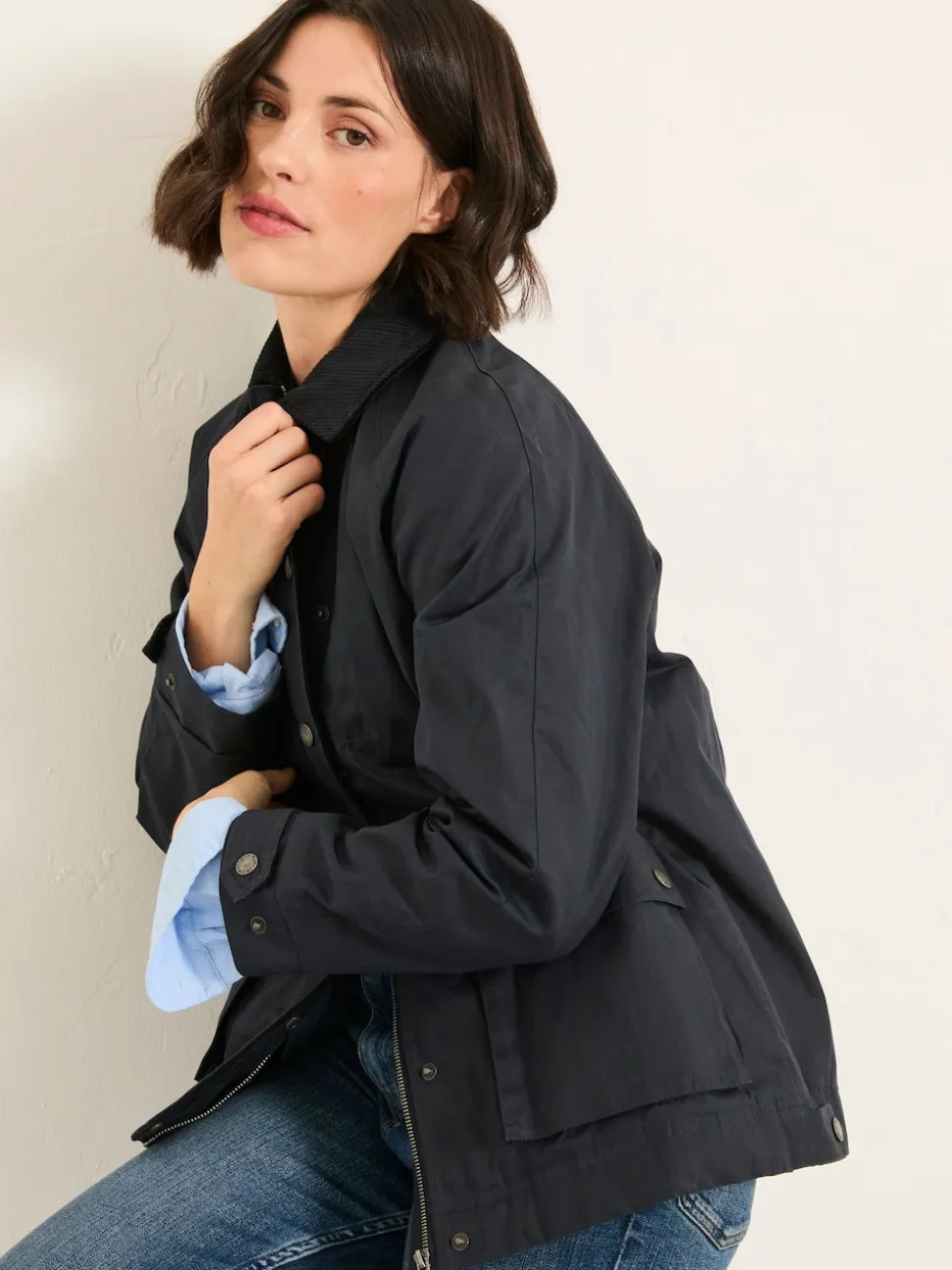 FatFace Devon Navy Heritage Jacket