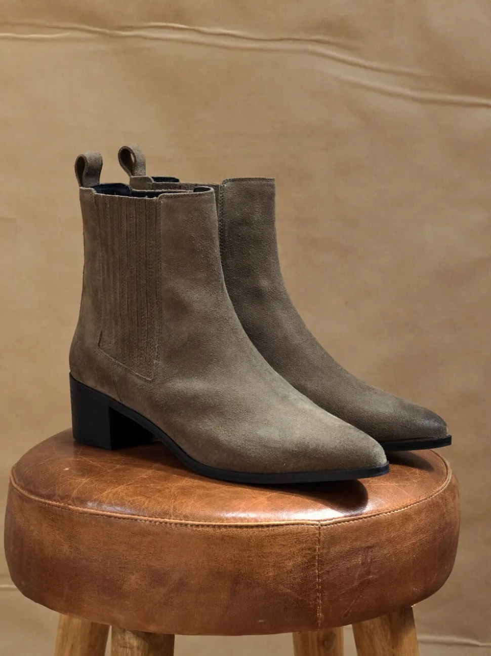 FatFace Elora Natural Ankle Boot