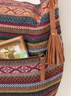 FatFace Evalie Multi Woven Crossbody Bag