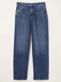 FatFace Filby Blue Denim Relaxed Straight Jeans