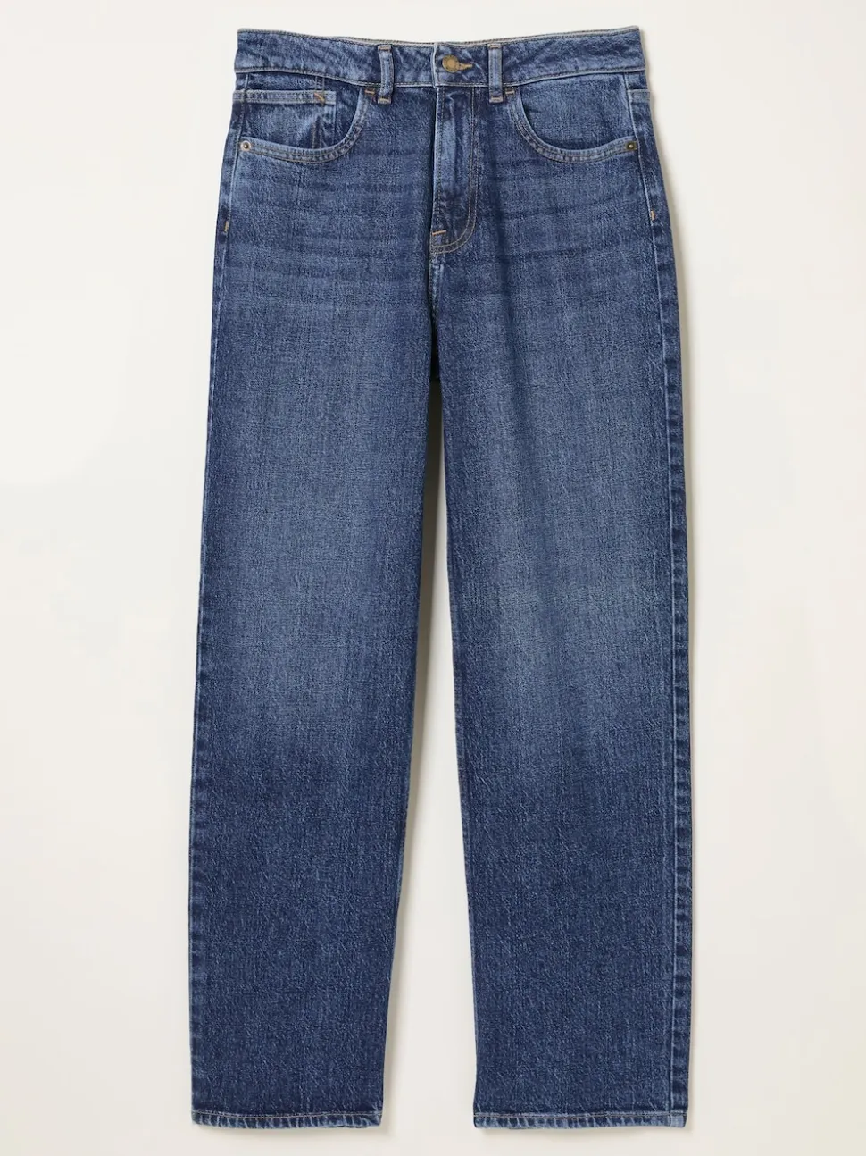 FatFace Filby Blue Denim Relaxed Straight Jeans
