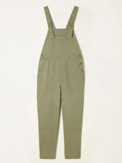 FatFace Freja Khaki Green Dungarees