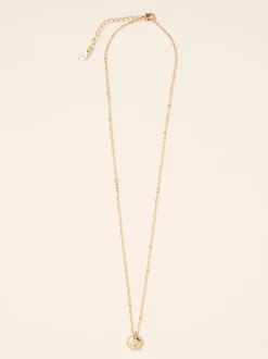 FatFace Gold Tone Alphabet Necklace
