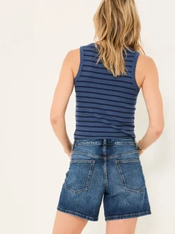 FatFace Harlyn Dark Vintage Blue Harlyn Denim Shorts