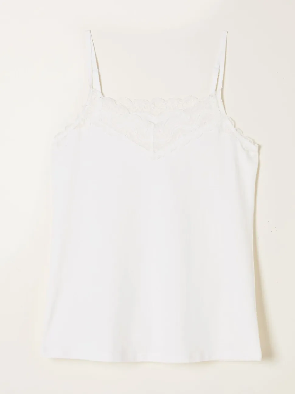FatFace Ivory Lace Vest