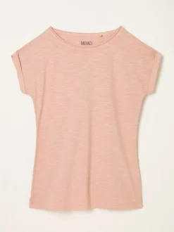 FatFace Ivy Rose Pink Round Neck T-Shirt