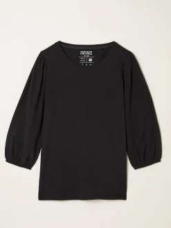 FatFace Jenny Black Top