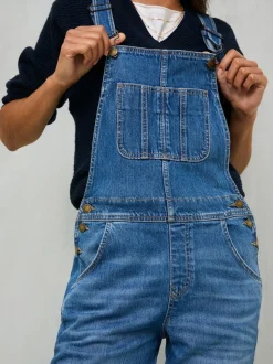 FatFace Lewes Denim Vintage Dungarees