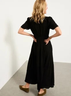 FatFace Livvy Black Midi Dress