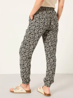 FatFace Lyme Black Shibori Cuffed Joggers