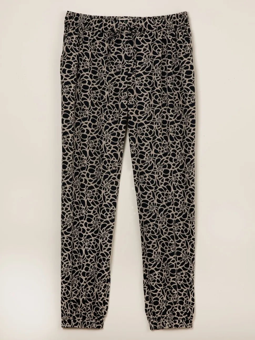 FatFace Lyme Black Shibori Cuffed Joggers