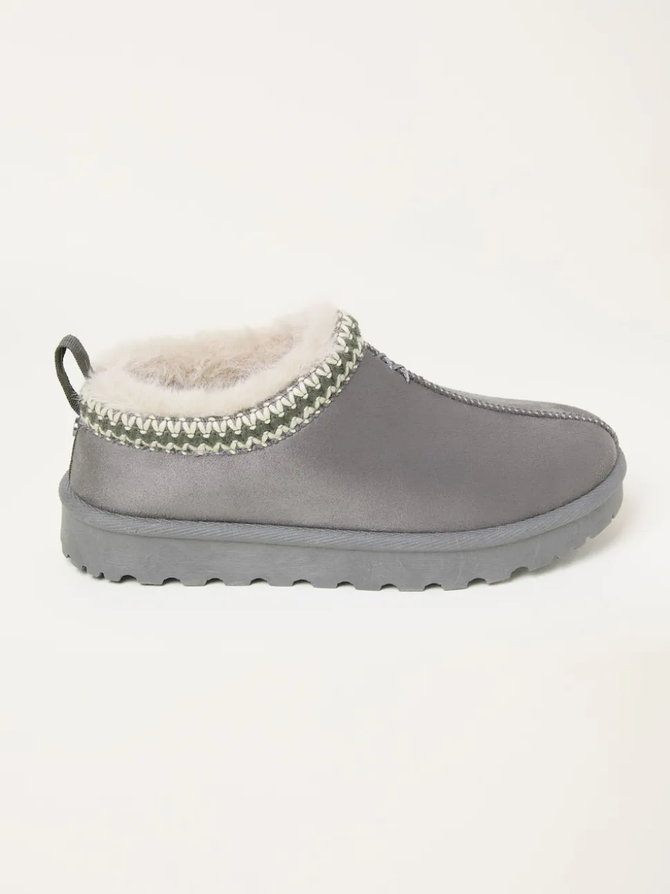 FatFace Lyra Dark Grey Mule Slipper