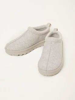 FatFace Lyra Grey Felt Mule Slipper