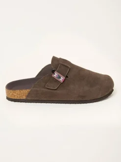 FatFace Maisie Chocolate Brown House Shoe