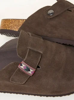 FatFace Maisie Chocolate Brown House Shoe