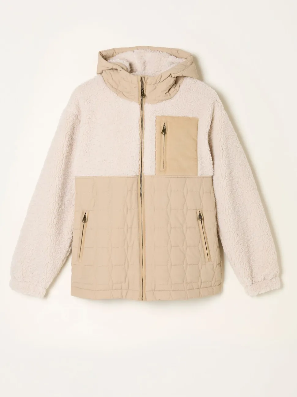 FatFace Maple Ivory Fleece