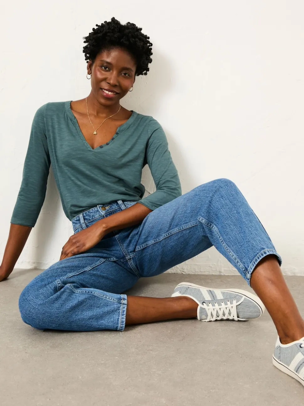 FatFace Marlow Denim Vintage Taper Leg Jean