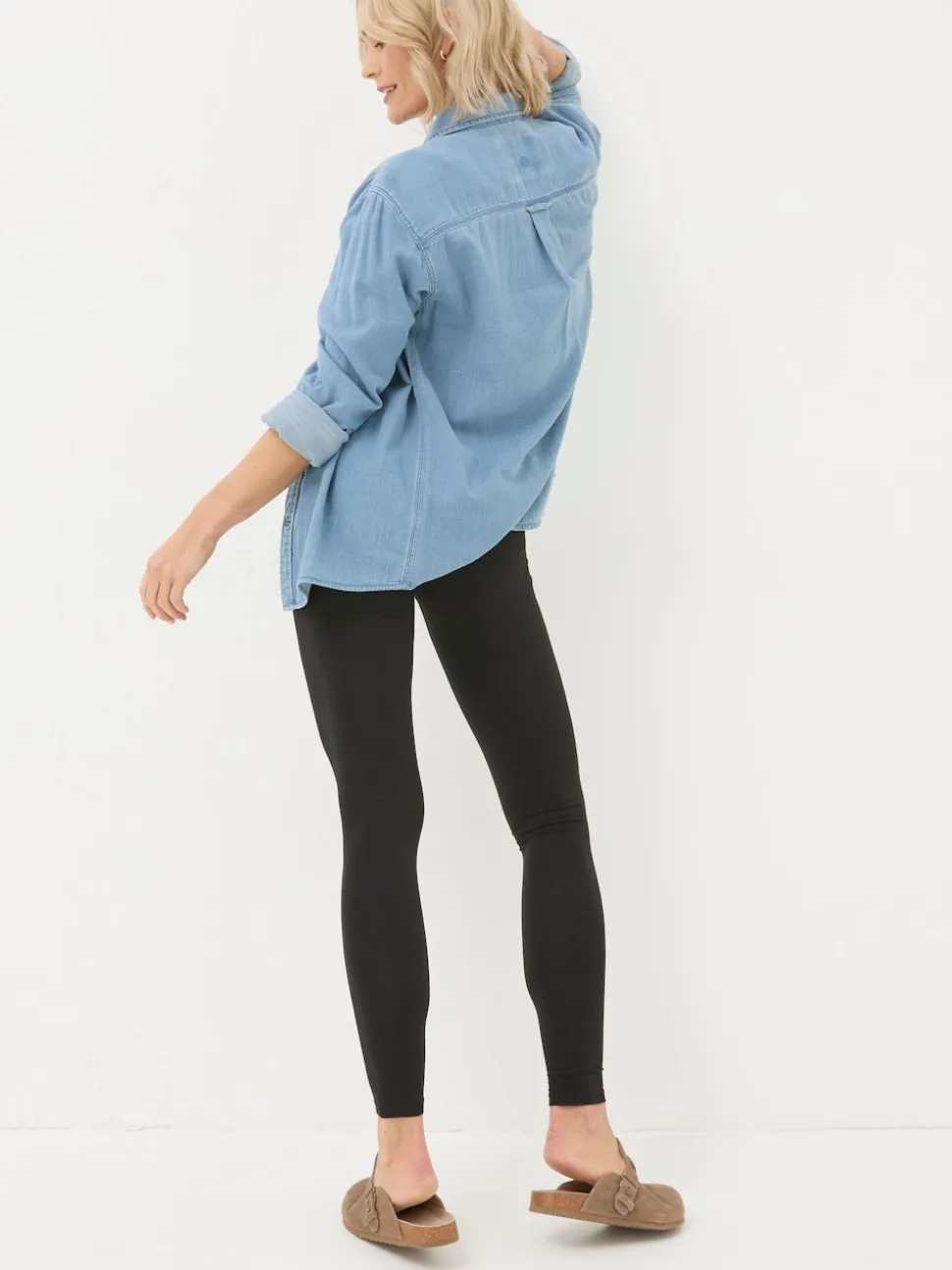 FatFace Meribel Black Full Length Leggings