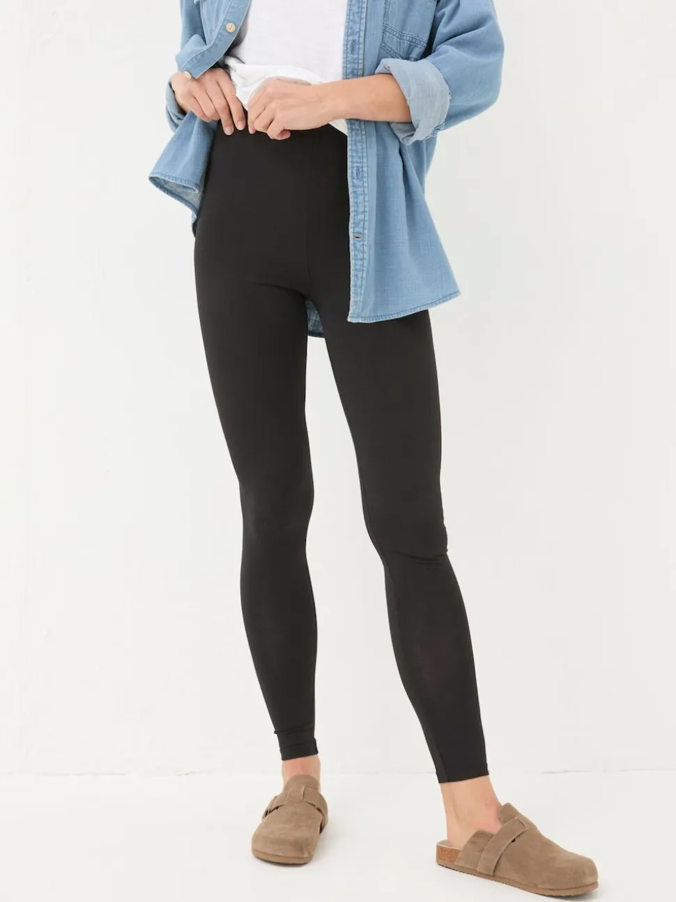 FatFace Meribel Black Full Length Leggings