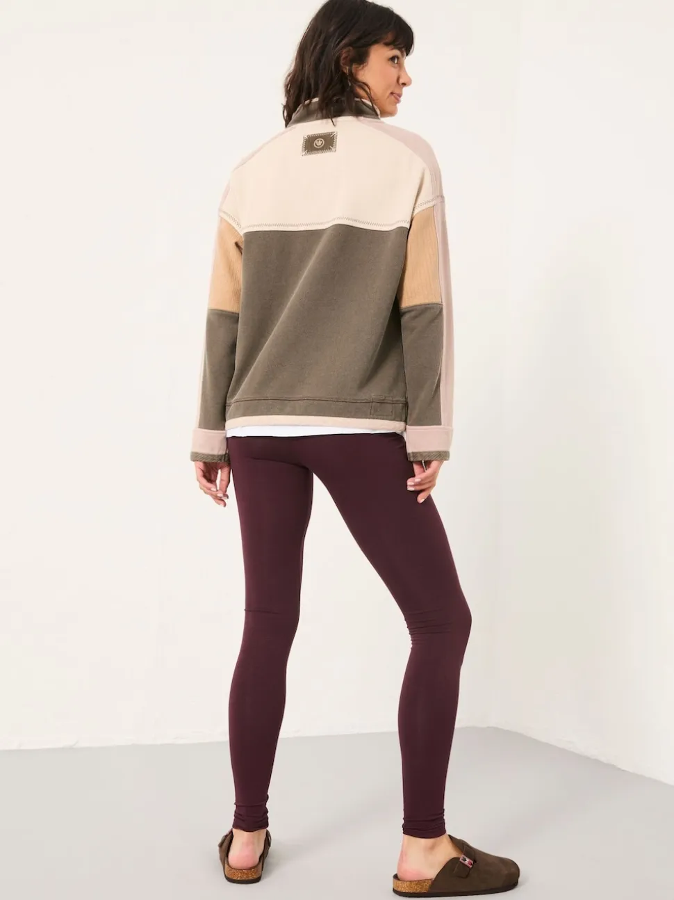 FatFace Meribel Purple High Rise Legging