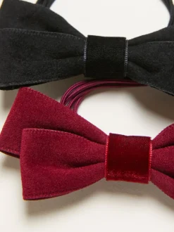 FatFace Multi 2 Pack Bow Hair Ties