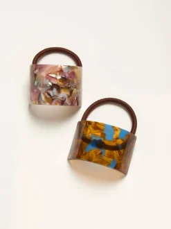 FatFace Multi 2 Pack Resin Cuff Hair Ties