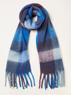 FatFace Multi Large Check Scarf