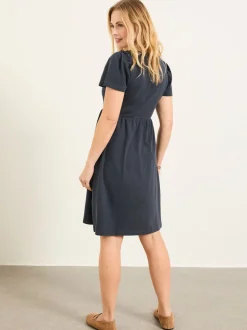 FatFace Navy Josie Jersey Dress