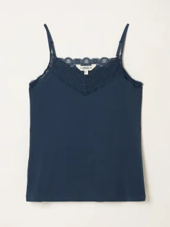 FatFace Navy Lace Vest