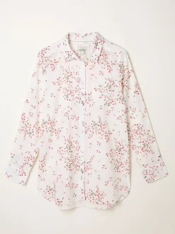 FatFace Olivia Ivory Cherries Shirt