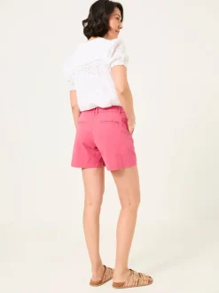 FatFace Padstow Dark Pink Chino Shorts
