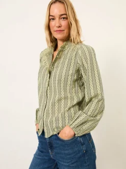 FatFace Pia Green Blouse