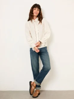 FatFace Pia Ivory Blouse