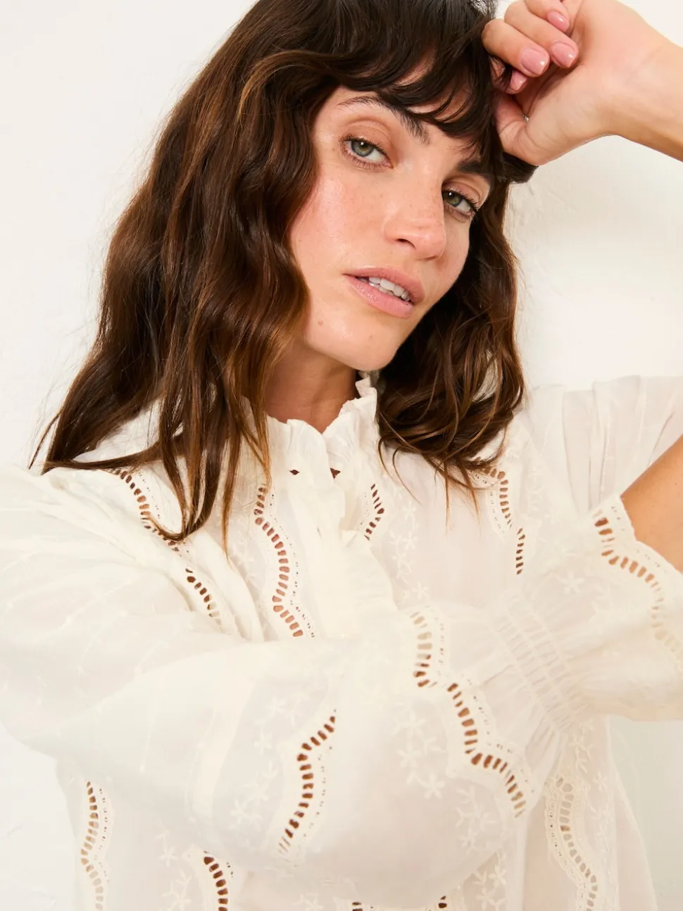FatFace Pia Ivory Blouse