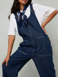 FatFace Raffles Blue Denim Dungaree