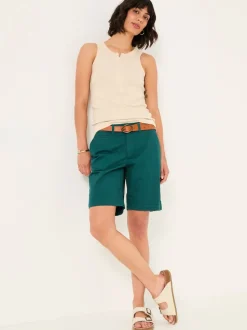 FatFace Sandown Teal Blue Chino Shorts