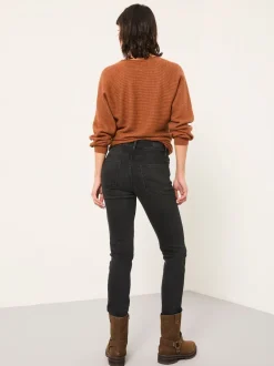 FatFace Shenley Washed Black Slim Jeans
