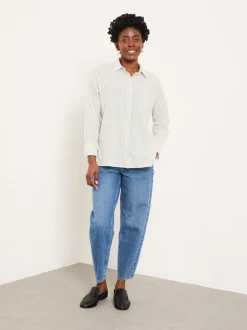FatFace Skyla Ivory Stripe Shirt