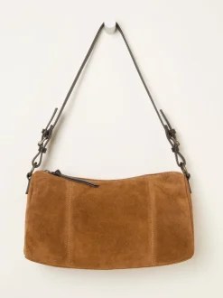 FatFace Tan Brown Suede Shoulder Bag