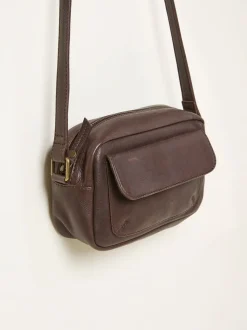 FatFace Vienna Chocolate Brown Tassel Crossbody Bag
