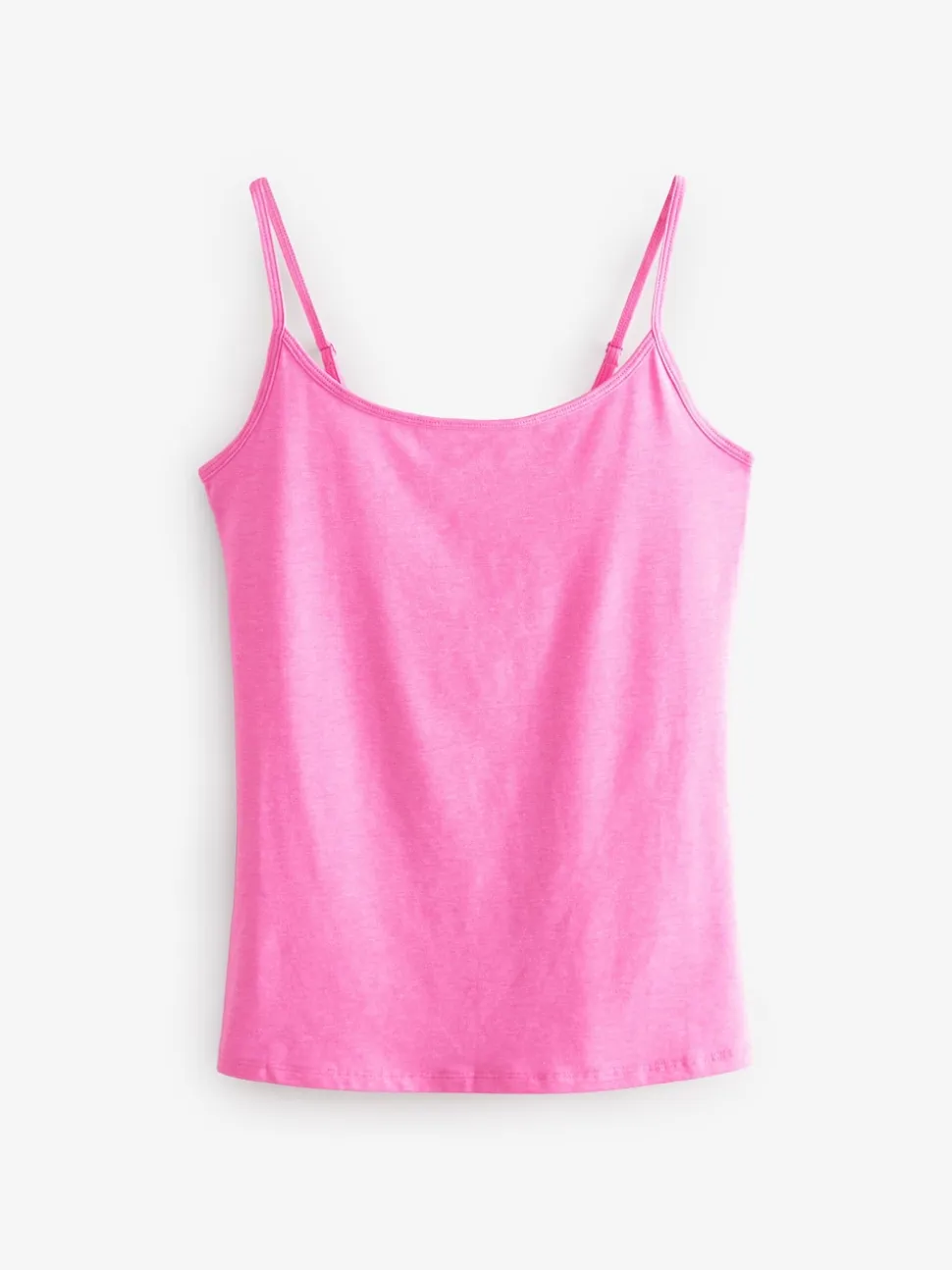 Fluoro Pink Thin Strap Vest