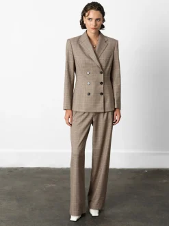 French Connection Brown Chester Bmb Brmu Blazer
