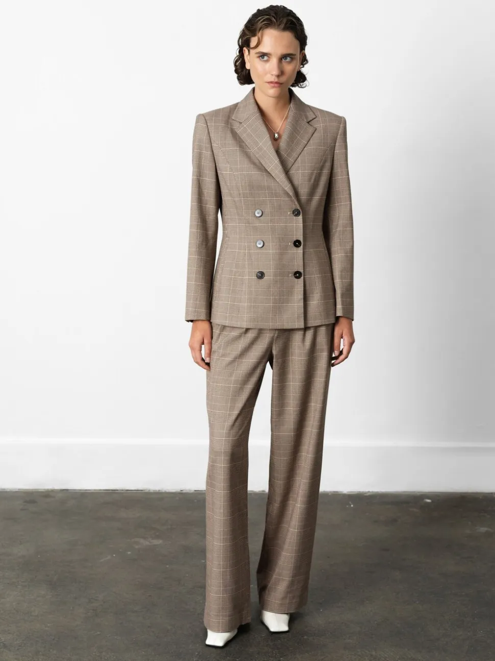 French Connection Brown Chester Bmb Brmu Blazer