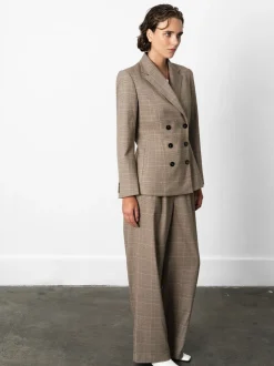 French Connection Brown Chester Bmb Brmu Blazer