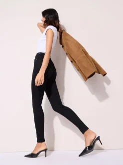 Friends Like These Black Petite High Waisted Jeggings