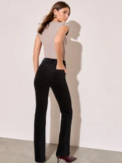 Friends Like These Black Bootcut Corduroy Trousers