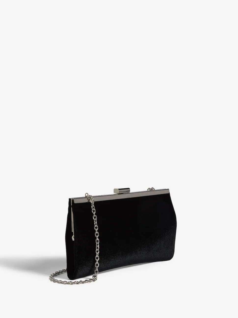 Friends Like These Black Velvet Occasion Clutch Bag