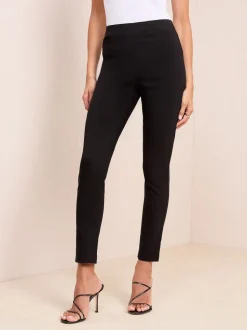 Friends Like These Black Sculpting Stretch Slim Trousers